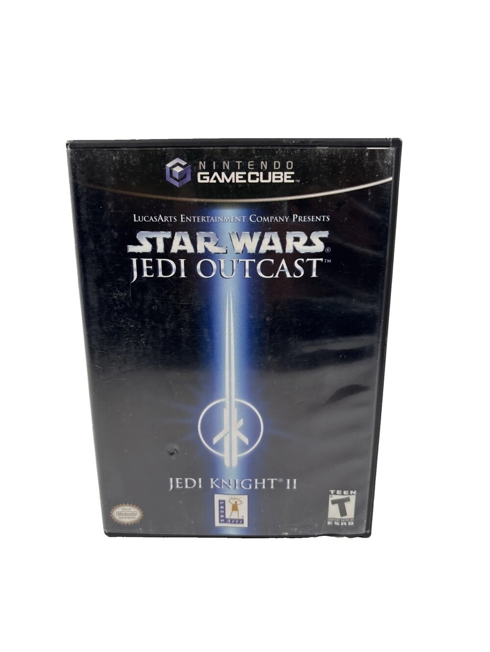 Star Wars Jedi Knight II Jedi Outcast Nintendo GameCube 2002 Complete CIB Tested